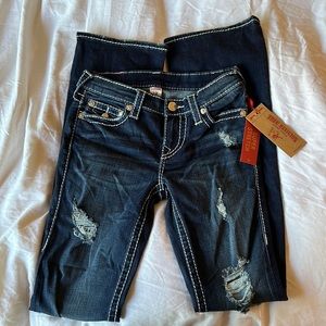 True Religion Bootcut Midrise Jeans Big T